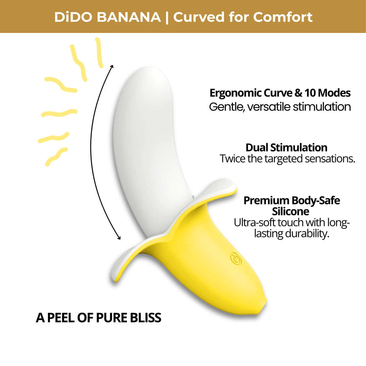 Banana-Curved G-Spot Vibrator