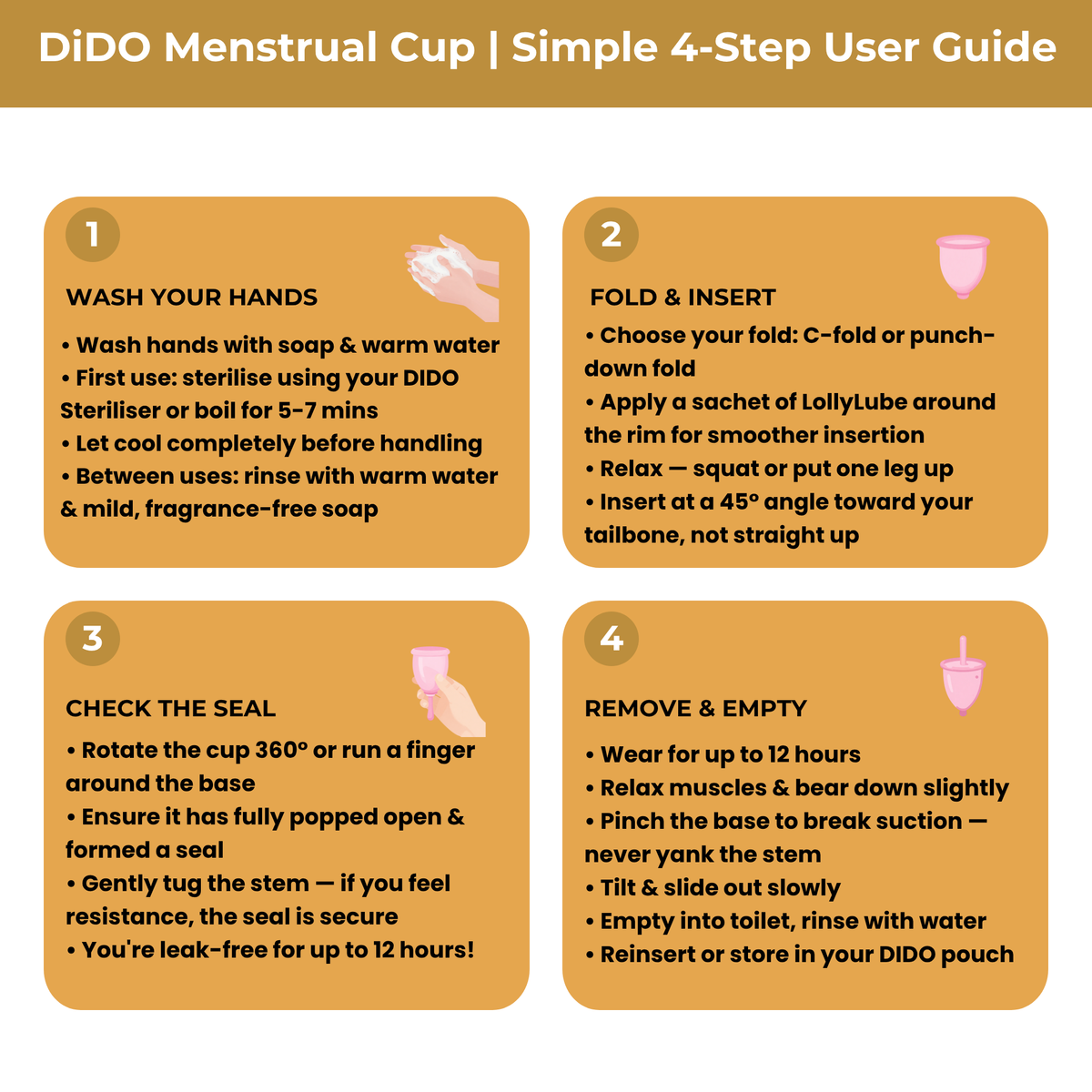 DIDO Soft-Flex Menstrual Cup