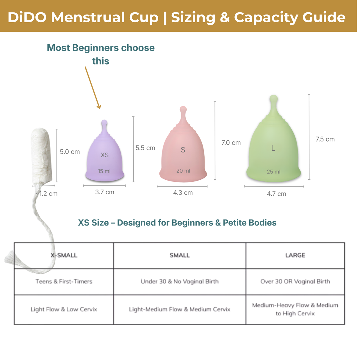 DIDO Soft-Flex Menstrual Cup