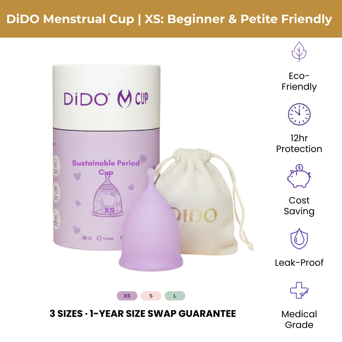 DIDO Soft-Flex Menstrual Cup