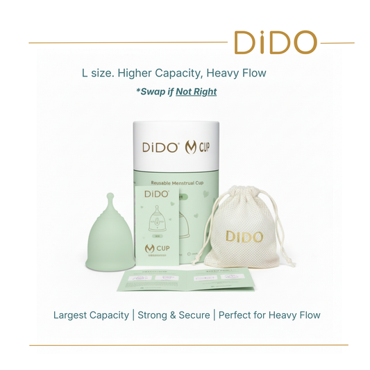 DIDO XS Menstrual Cup – Beginner Friendly | Soft Silicone | Leakproof | Swap if NOT RIGHT