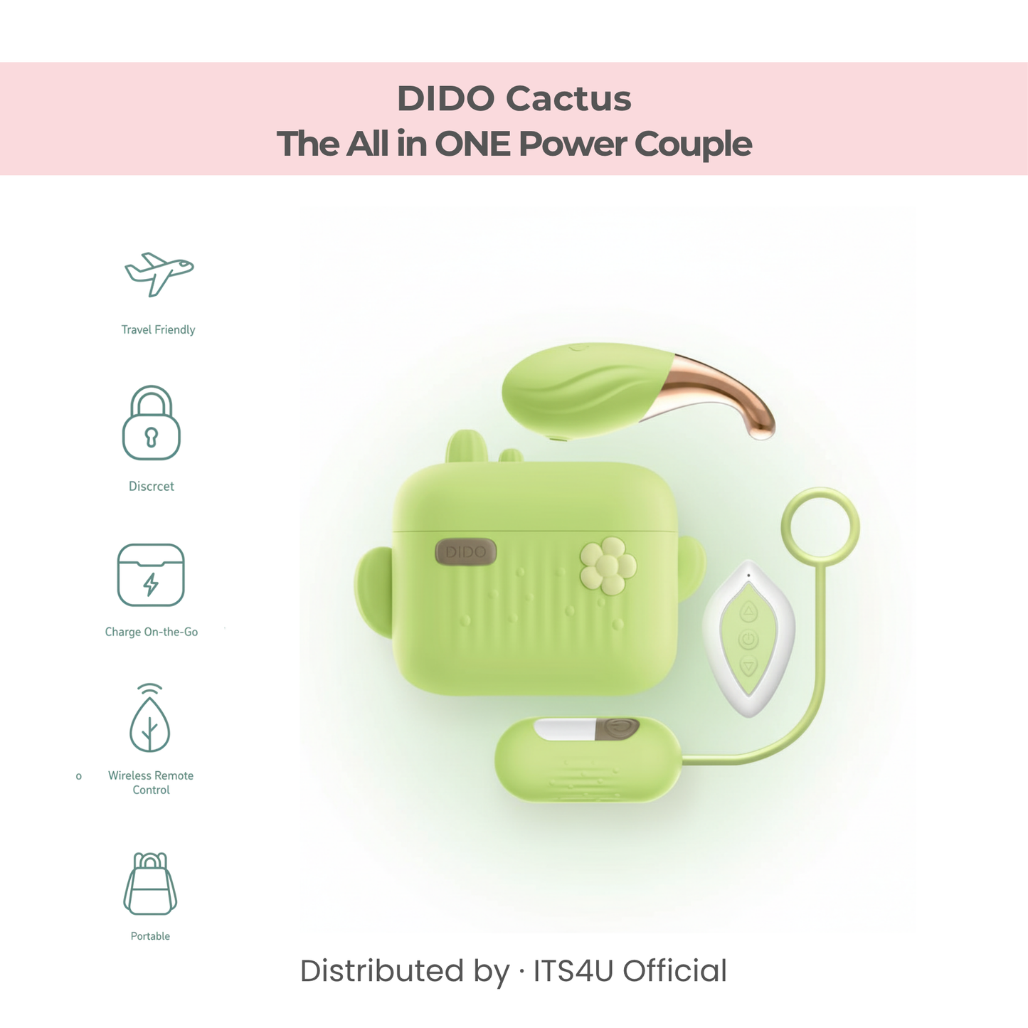 Cactus - Dual Vibrator with Built-In USB Charger