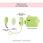 Cactus - Dual Vibrator with Built-In USB Charger