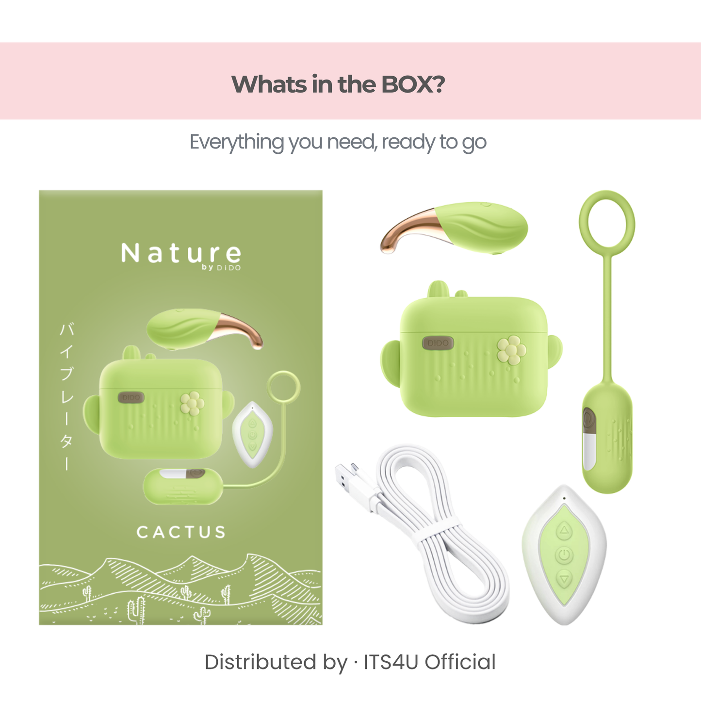 Cactus - Dual Vibrator with Built-In USB Charger