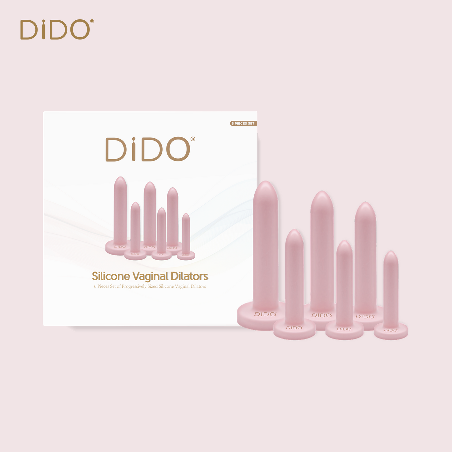 6-Piece Progressive Silicone Dilator Set