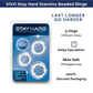 Stay Hard Beaded Stamina Rings