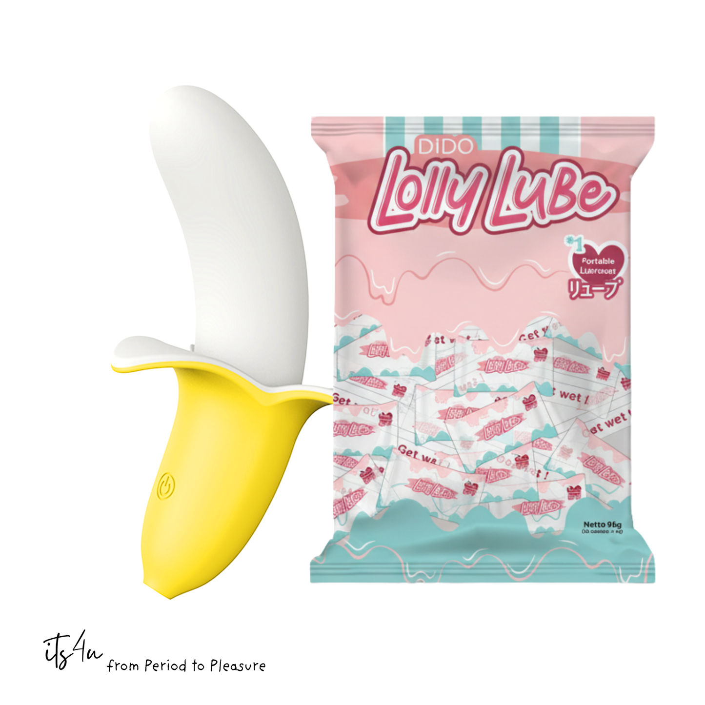 DIDO Pleasure Kit — Vibrator + Lolly Lube