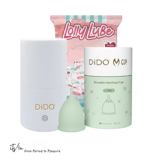 DIDO Period Care Starter Kit — Menstrual Cup + Steriliser + Lube