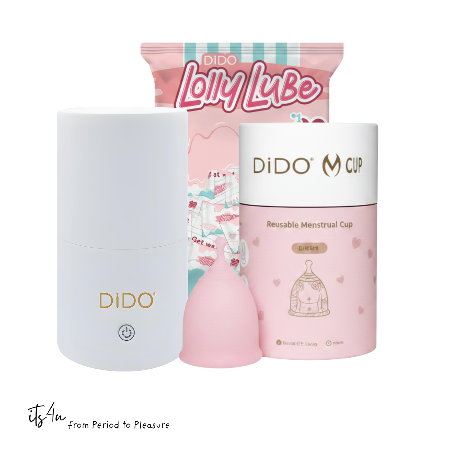 DIDO Period Care Starter Kit — Menstrual Cup + Steriliser + Lube
