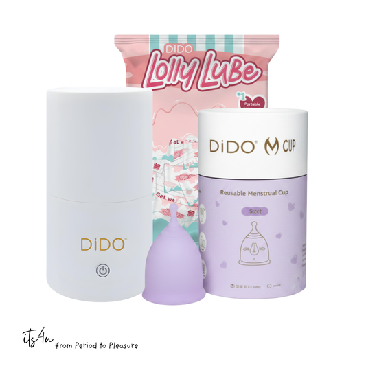 DIDO Period Care Starter Kit — Menstrual Cup + Steriliser + Lube