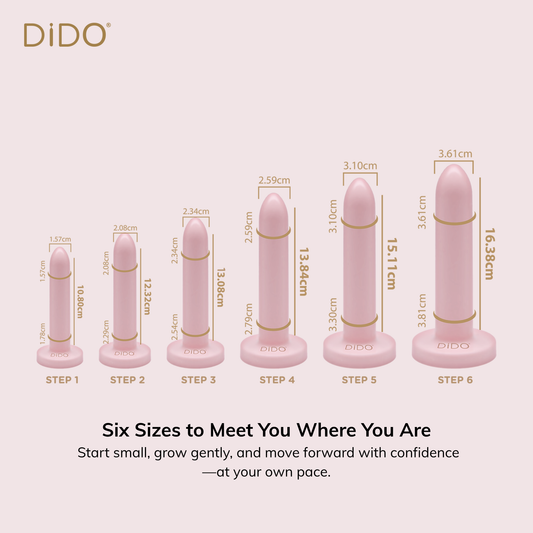 6-Piece Progressive Silicone Dilator Set