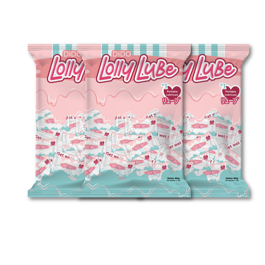 DIDO LollyLube Value Pack – Water-Based, Travel-Friendly Personal Lubricant