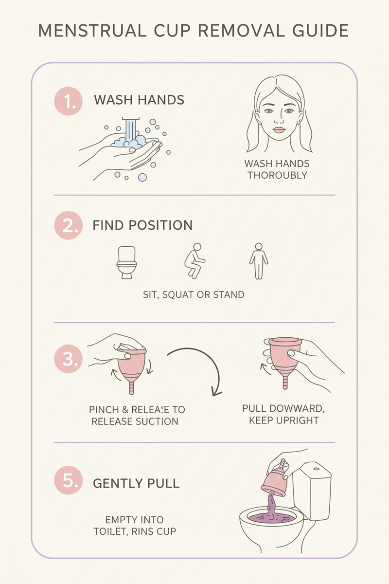 3️⃣ Removing the Cup