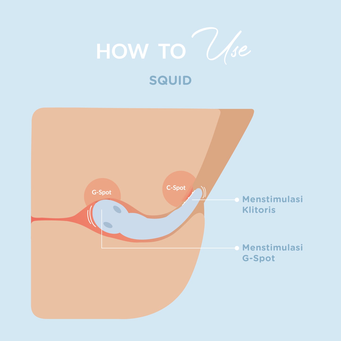 DIDO Squid Dual Stimulation Vibrator – G-Spot & Clitoral