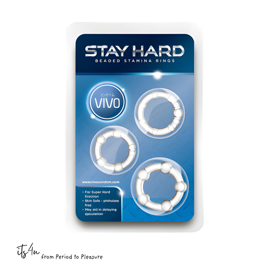 VIVO Stay Hard Beaded Rings